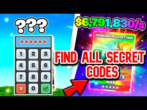 BRAINROT CARD COLLECTION MAP FORTNITE CREATIVE - FIND ALL SECRETS CODE (ALL 6+ CODES)