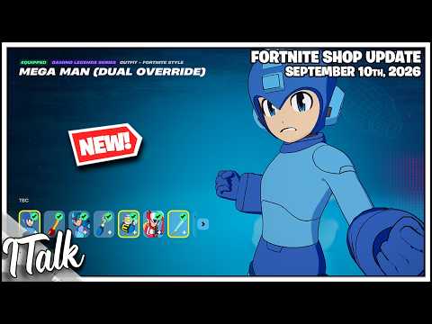 Fortnite Shop *NEW* MEGA MAN IN FORTNITE! [September 10th, 2026] (Fortnite Chapter 7)