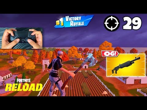 29 Elimination Solo RELOAD Wins (Fortnite Chapter 6 Season 3 | PS5 Controller + Handcam)
