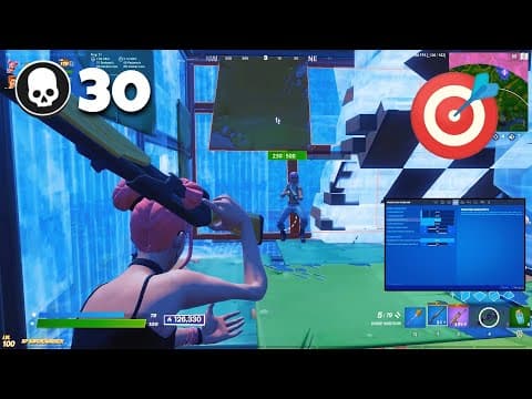 Arena Highlights 🥇 + 𝘽𝙀𝙎𝙏 Keyboard and Mouse Settings + Sensitivity (PC FORTNITE Chapter 4)