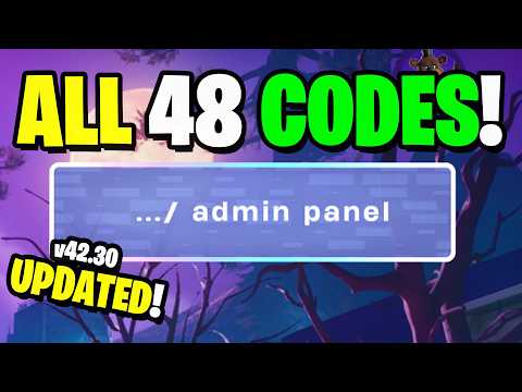 ALL 48 SECRET CODES - Admin Panel in Fortnite! (Working as of Fortnitemares!)