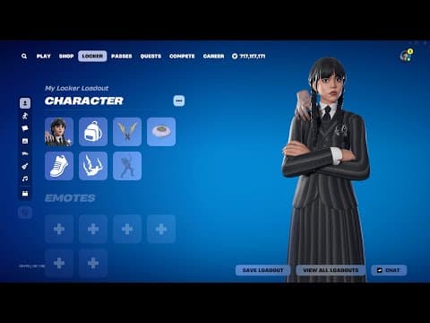 Fortnite *LEAKED* Skins & Emotes (Fortnitemares, FREE Rewards, Wednesday Adams)