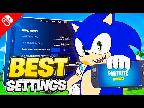 *NEW* BEST Season 4 Nintendo Switch SETTINGS + Sensitivity! (Fortnite Settings Explained)