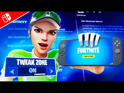 *UPDATED* BEST Nintendo Switch TWEAK ZONE Settings For AIMBOT + FAST EDITS!