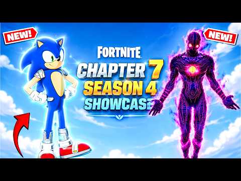 New Season Showcase Fornite Chapter 7 Season 4 ( Sonic Skin 🔥🔥)