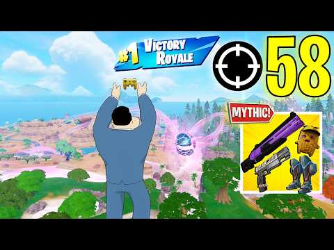58 Elimination Solo Vs Squads Gameplay "Build" Wins (NEW! Fortnite Chapter 7 Season 3)