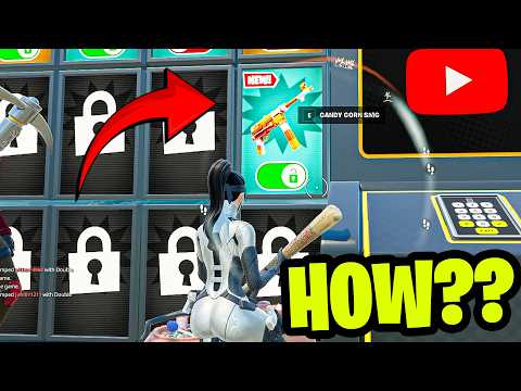 New Candy Corn Weapon In  1v1 With Every Gun Fortnite Map (Haloween Mode)