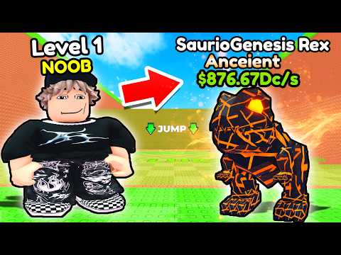 Starting OVER as NOOB with OP SECRET in Get HEAVY For Brainrots Roblox..