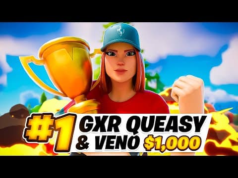 1ST PLACE DUO CASH CUP FINALS ($1000) w/ Veno 🏆 | Queasy
