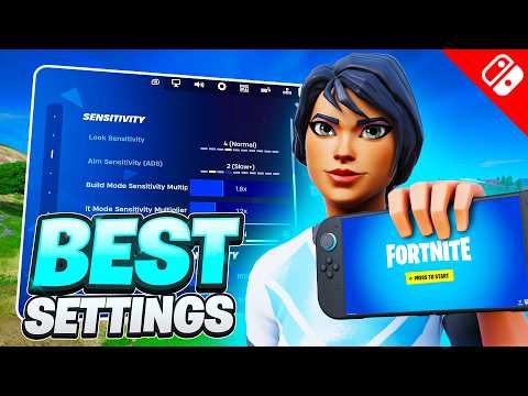 *UPDATED* BEST Nintendo Switch SETTINGS + Sensitivity Guide! (Fortnite Settings Explained)