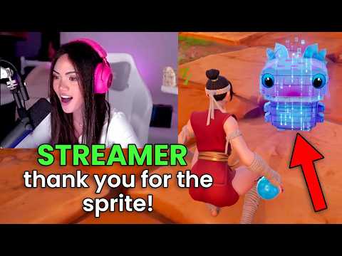 Surprising Fortnite Streamers With The RAREST Sprite!