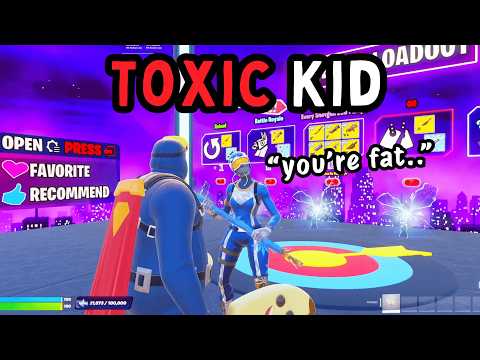 the most toxic fortnite kid 😂