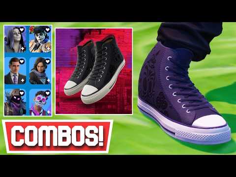 *NEW* BEST CONVERSE CHUCK 70 'DAY OF THE DEAD' KICKS COMBOS! | Fortnite