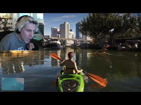 xQc Reacts To The GTA 6 Gameplay Reveal!