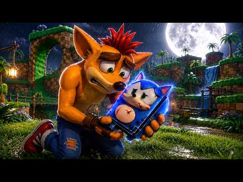Crash Bandicoot SAVES Sprite Sonic the Hedgehog's LIFE.. Fortnite