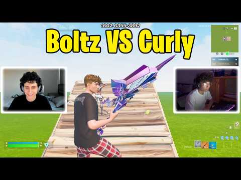 Boltz VS Curly 1v1 Buildfights After Humiliating Clix 😭 #fortnite