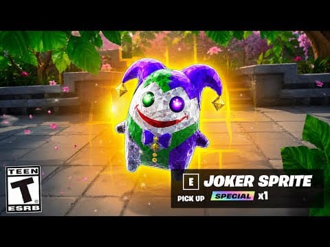 I Got EVERY New SPRITE in Fortnite! (Batman Sprites)