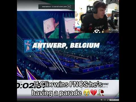 If Clix wins FNCS he's having a parade 😭💔🥀