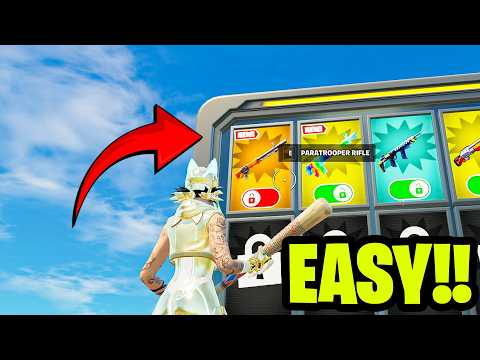 New ParaTrooper Assault Rifle In 1v1 With Every Gun Fortnite Map