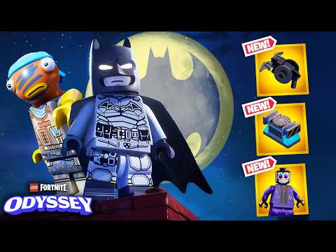 INSANE Gameplay Trailer for Batman x LEGO Fortnite Odyssey! (Update!)