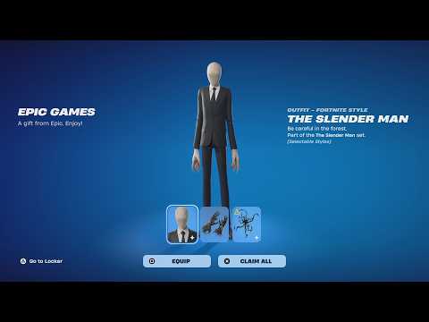The SCARIEST Skin in Fortnite? (Slender Man Showcase)