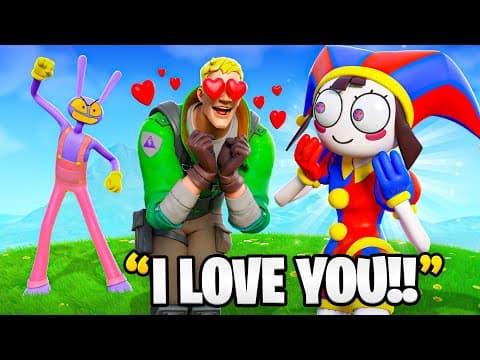 Trolling With AMAZING DIGITAL CIRCUS Skins Early! (Fortnite)