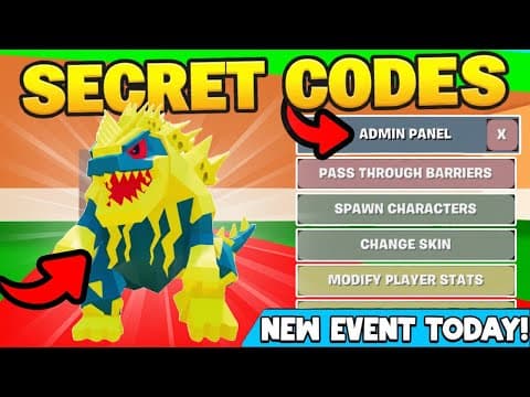 NEW GORGONZILLA SECRET ADMIN Codes In Fortnite Steal The Brainrot! (New Secret Codes)