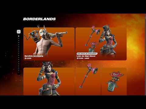 TIENDA HOY -  LOTE " Borderlands " - LOTE " Mad Moxxi " - y muchas skin más y mascotas   -  12/07/26