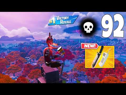 92 Elimination Squads "Zero Build" Gameplay Wins (NEW Fortnite Chapter 7 Season 4 PC)