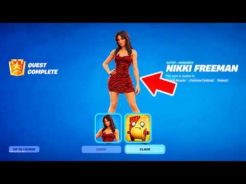 *NEW* OBSESSION SKIN & NEW SPRITES Added in Fortnite Update!  NIKKI FREEMAN SKIN (Admin Panel Codes)