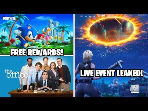 *NEW* Fortnite Update! (SONIC SKINS, OFFICE, LIVE EVENT!)