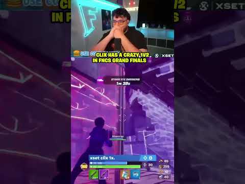 Clix has a CRAZY 1v2 in FNCS Grand Finals 🏆😈