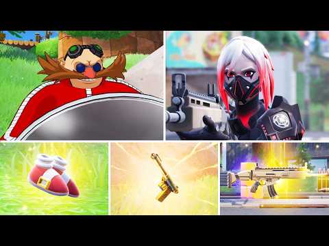 All Boss Fights & Mythic Weapons - Fortnite Chapter 7 Season 4: Override