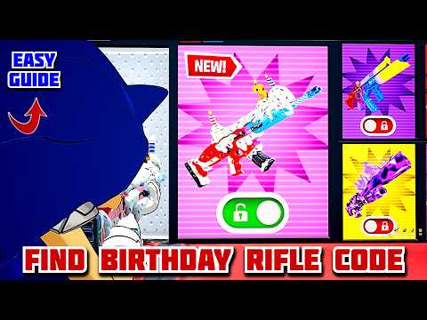 SUPER RED VS BLUE TYPICAL GAMER FORTNITE - FIND BIRTHDAY RIFLE CODE