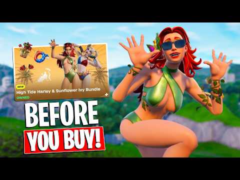 HIGH TIDE HARLEY and SUNFLOWER IVY Bundle | Gameplay + Combos! Before You Buy (Fortnite)