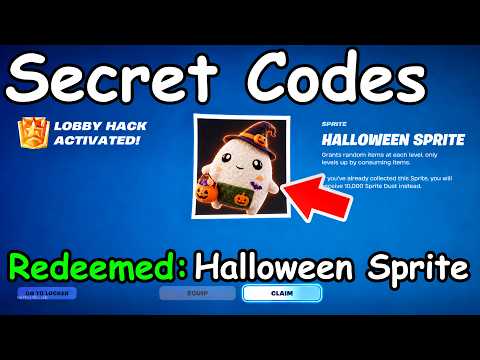 NEW HALLOWEEN ADMIN CODES in FORTNITE SEASON 4 SPRITE CODES! (New Secret Codes)