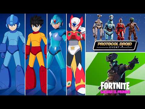 SKIN MEGA MAN y ZERO + TORNEO | DROIDES DE PROTOCOLO EN DROIOD TYCOON | CONTENIDO SALVAR EL MUNDO +