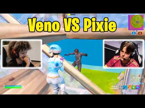 Veno VS Pixie 1v1 PRO Realistics! #fortnite