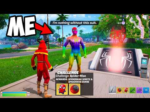 I Busted SPIDER-MAN Myths In Fortnite!