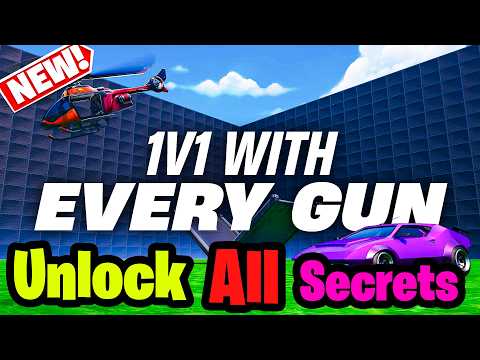How To Get Every Secret in 1vs1 with every gun Fortnite