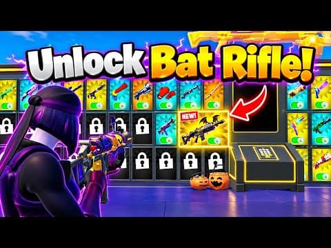 Fortnite 1v1 With Every Gun How To Unlock The Bat Rifle 🤯
