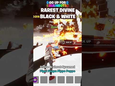 I Got the RAREST Black & White DIVINE in Go Up for Brainrots