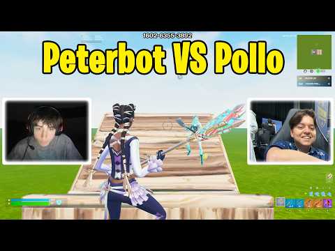 Pollo VS Peterbot 1v1 Buildfights!