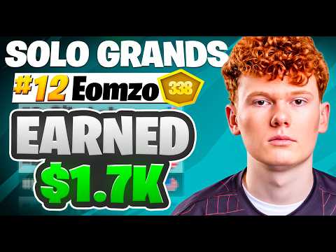🏆 How I Placed 12th In The Solo FNCS Grand Finals...🏆| Eomzo