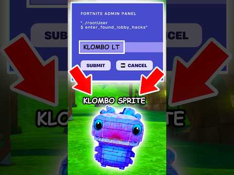 LOOT HACKER KLOMBO ADMIN CODES in FORTNITE SEASON 4 SPRITE CODES! (New Secret Codes)