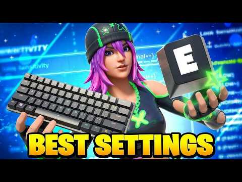 *NEW* Best Keyboard SETTINGS in Chapter 7 Season 3 + Sensitivity (Fortnite Tutorial)