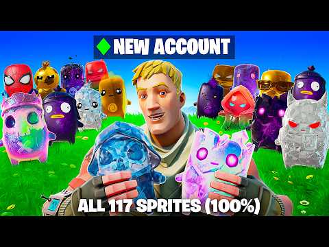 Finding ALL 117 SPRITES in 2 HOURS! (NEW ACCOUNT)