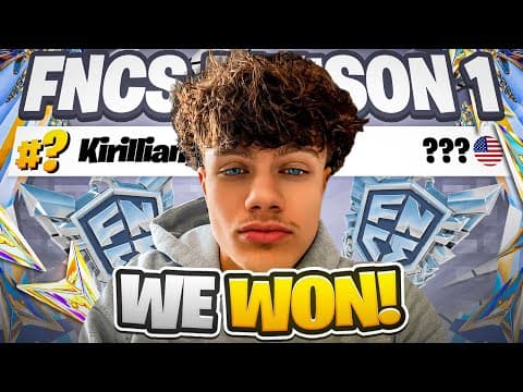 WE QUALIFIED FOR FNCS DIVISION 1 FINALS AGAIN... 🏆