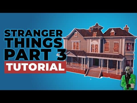 How to Make the STRANGER THINGS House | Fortnite Creative