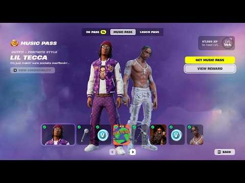 Newest FESTIVAL PASS in Fortnite! (Travis Scott Updates, Lil Tecca Event, Free Rewards)